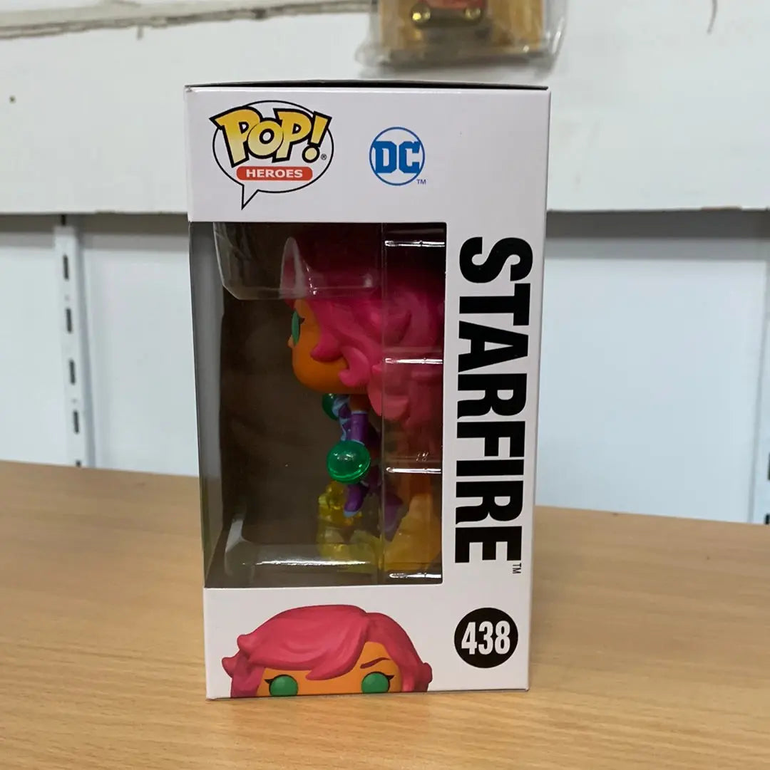 Funko Pop! Heroes: Justice League Starfire #438 Vinyl Figure 2022 Summer Convent FRENLY BRICKS - Open 7 Days