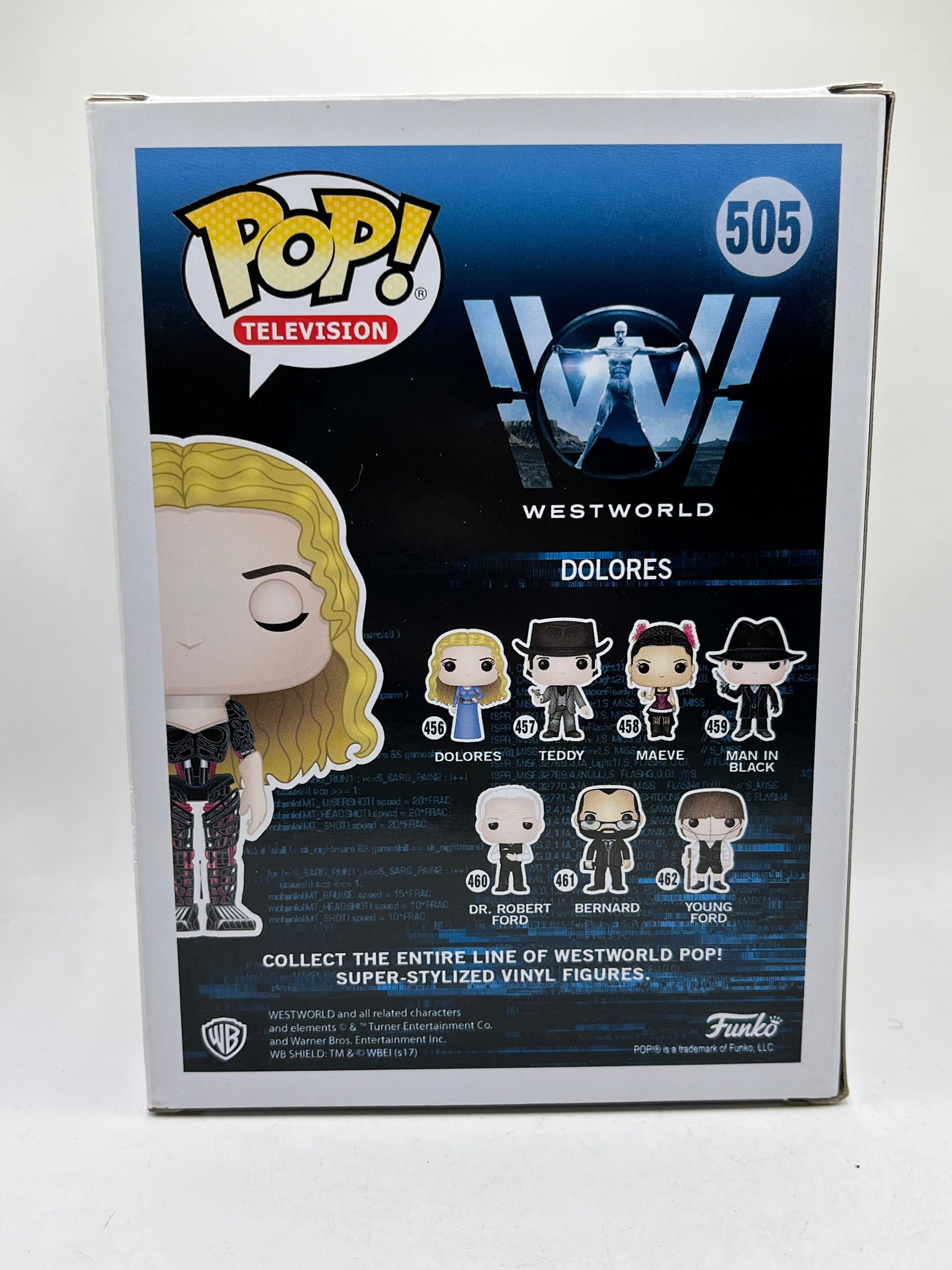 Funko POP! Television Westworld - Dolores #505 - 2017 LE - Autographed FRENLY BRICKS - Open 7 Days