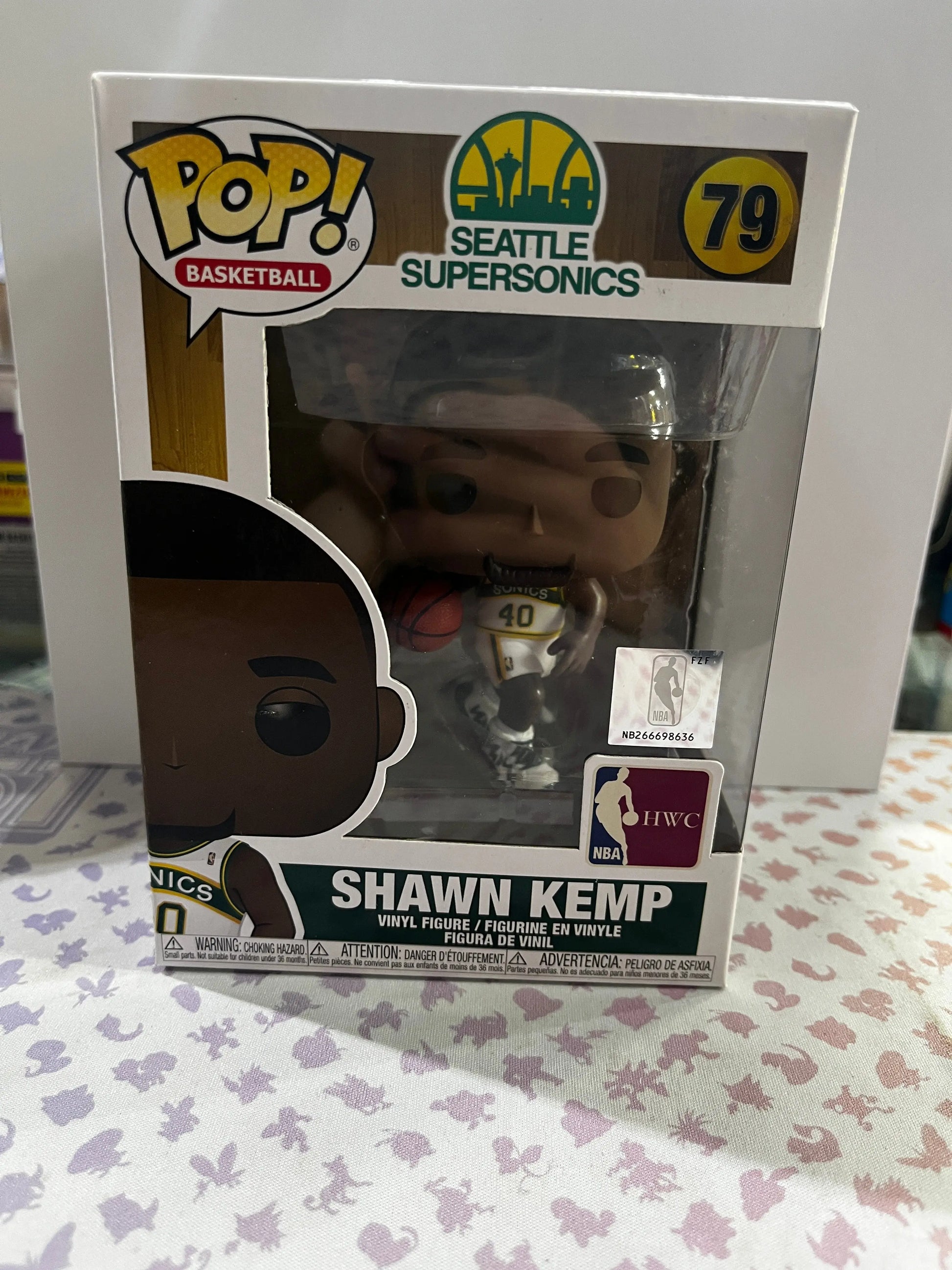 Funko Pop Vinyl Basketball Seattle SuperSonic Shawn Kemp #79 FRENLY BRICKS - Open 7 Days