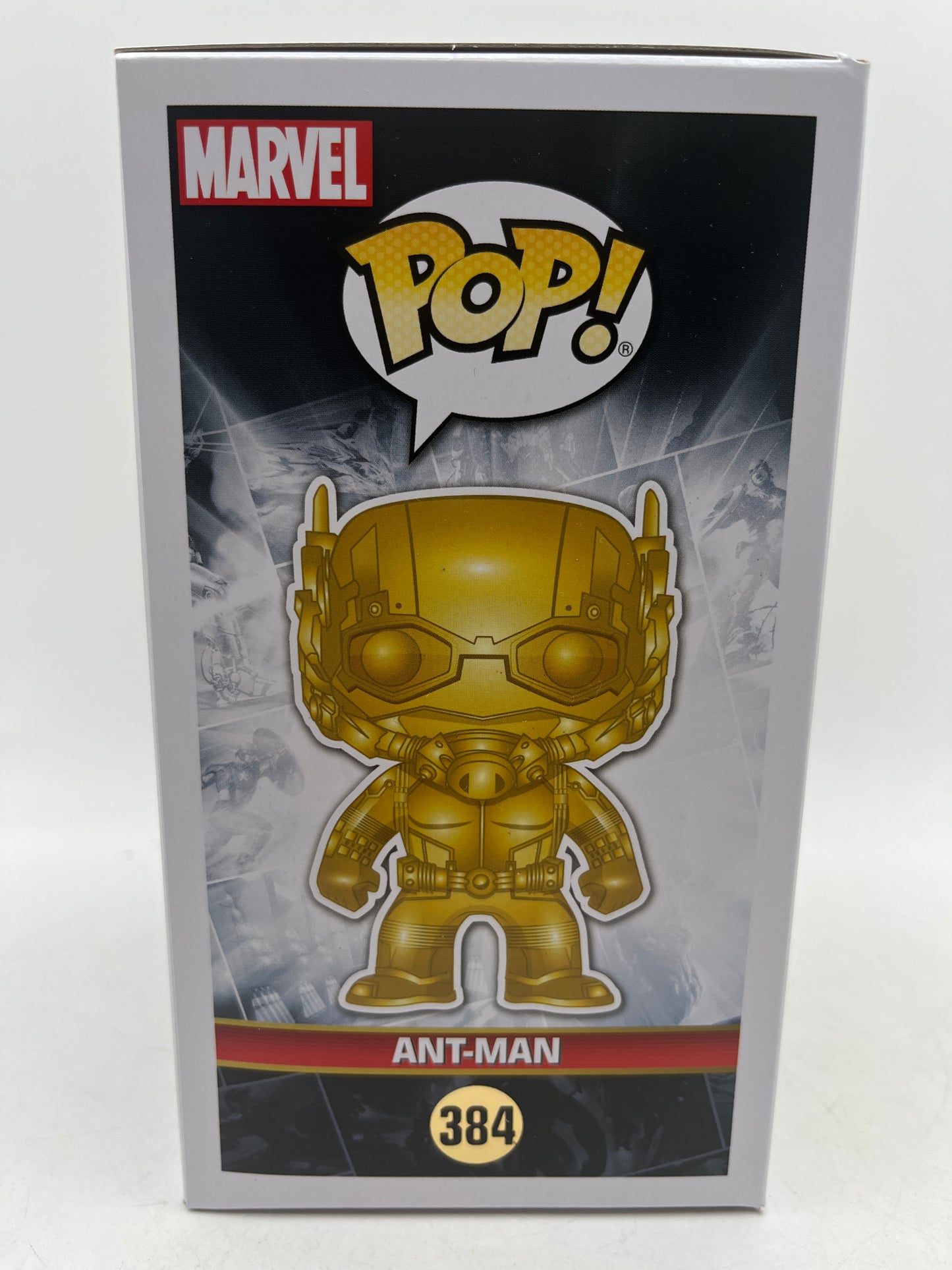 Funko Pop Marvel Studios The First 10 Years 384 Gold Ant-Man Vinyl Figure