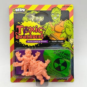 Super 7 Toxic Crusaders 4.5cm Dr. Killemoff & Psycho + 1 Secret Figure - Sealed FRENLY BRICKS - Open 7 Days