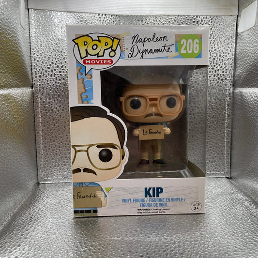 Napoleon Dynamite Funko Pop 206-KIP KIP Pop Vinyl Sus FRENLY BRICKS - Open 7 Days