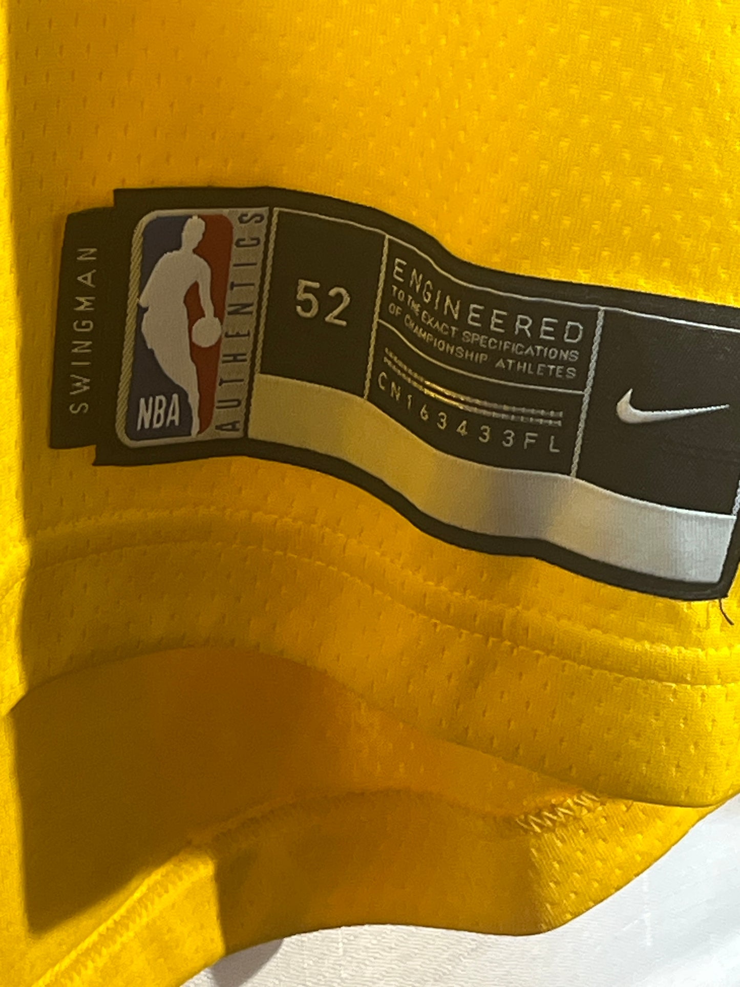 Russel Westbrook Jersey Mens XL 52 Los Angeles LA Lakers 00 Swingman CW3669-741