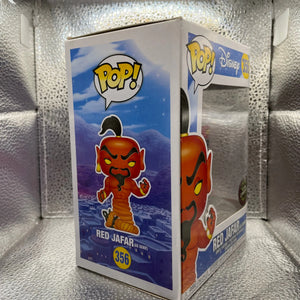 Funko Pop Disney Aladdin Red Jadar Glow Chase #356  Vinyl Figure DAMAGED FRENLY BRICKS - Open 7 Days