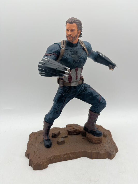 Diamond Select Toys Marvel Gallery: Avengers Infinity War Captain America FRENLY BRICKS - Open 7 Days