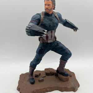 Diamond Select Toys Marvel Gallery: Avengers Infinity War Captain America FRENLY BRICKS - Open 7 Days