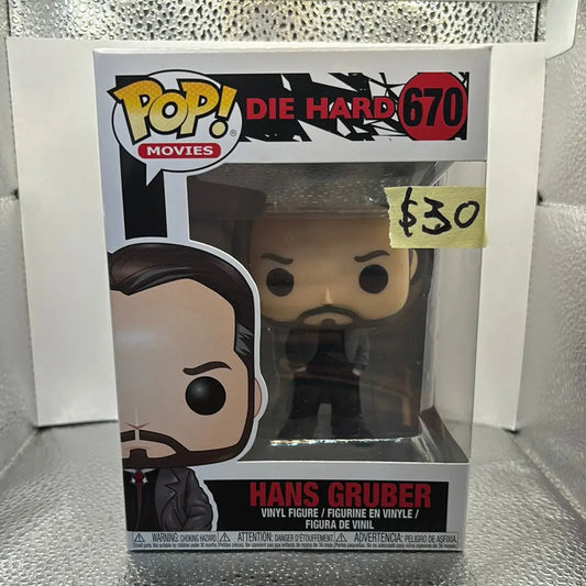 Funko Pop! Vinyl Die Hard Hans Gruber # 670 - FRENLY BRICKS - Open 7 Days