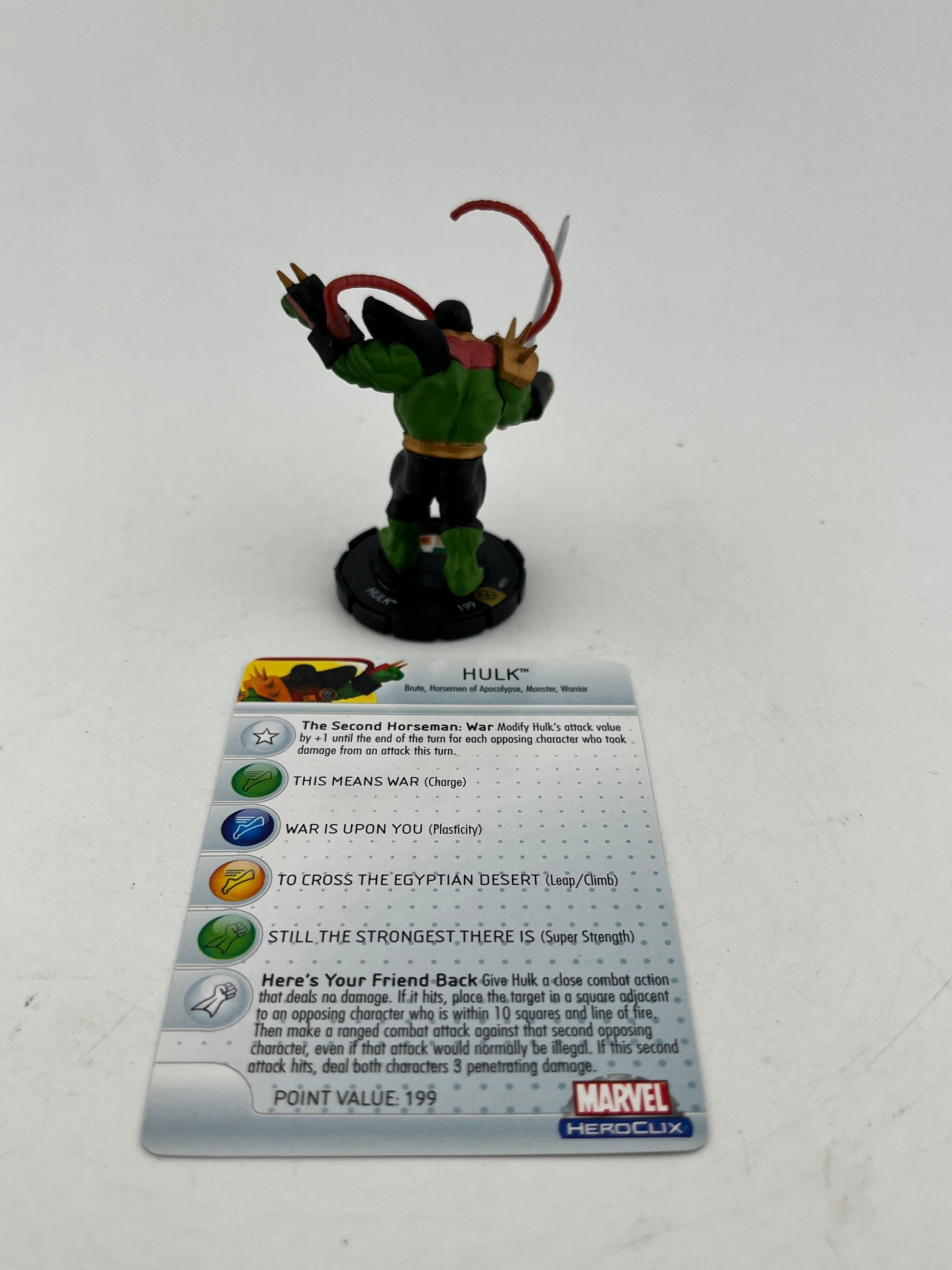 Marvel Heroclix Giant-Size X-Men #051 Hulk - Loose - Card Included FRENLY BRICKS - Open 7 Days