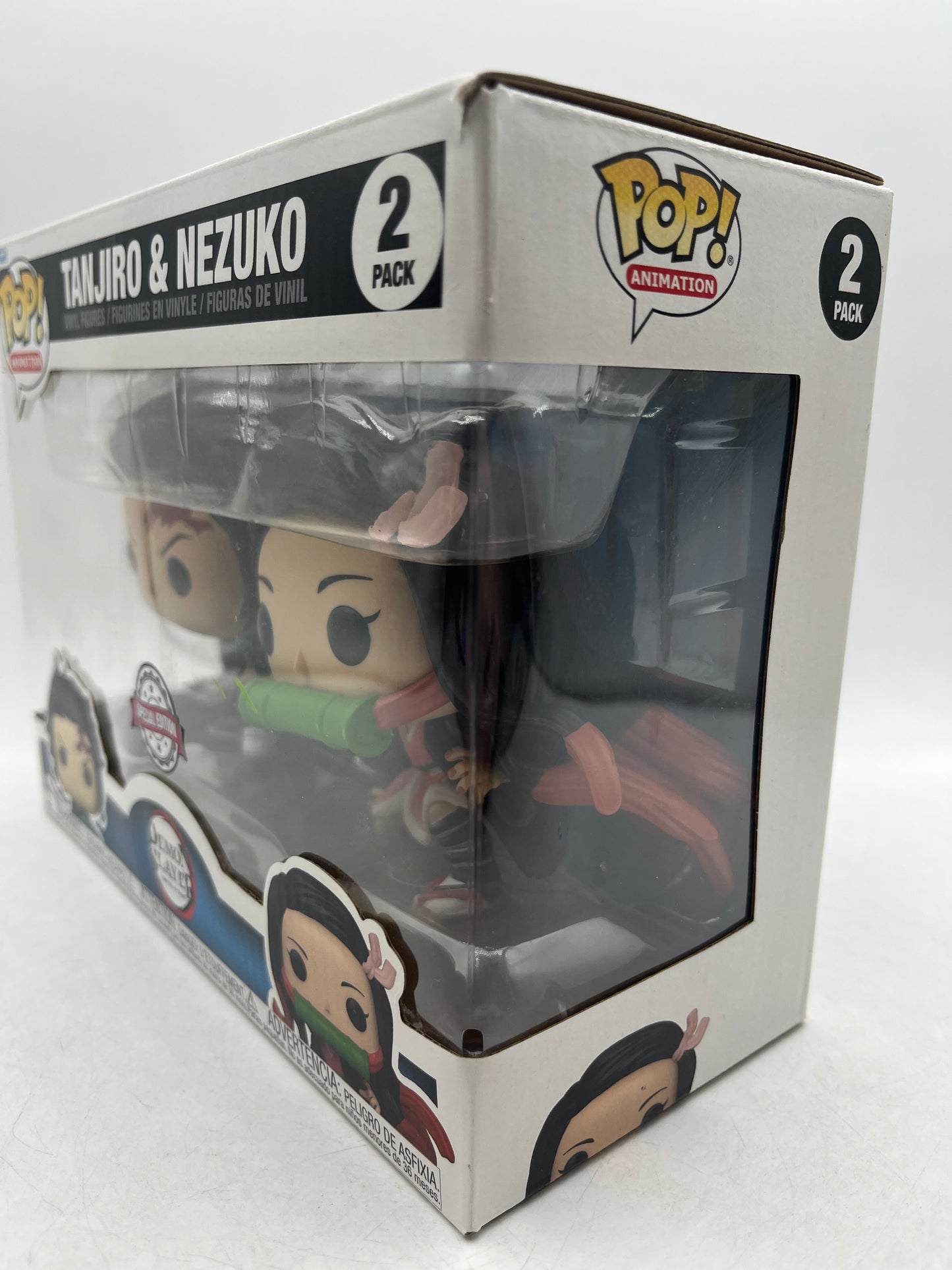 Funko Pop! Vinyl: Demon Slayer: Kimetsu No Yaiba - Tanjiro And Nezuko 2 Pack