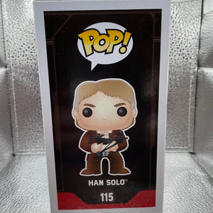 Star Wars Pop Han Solo 2016 Summer Convention Exclusive Pop! Vinyl  115 FRENLY BRICKS - Open 7 Days