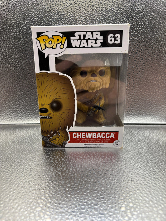 FUNKO Pop Vinyl Chewbacca #63 FRENLY BRICKS - Open 7 Days