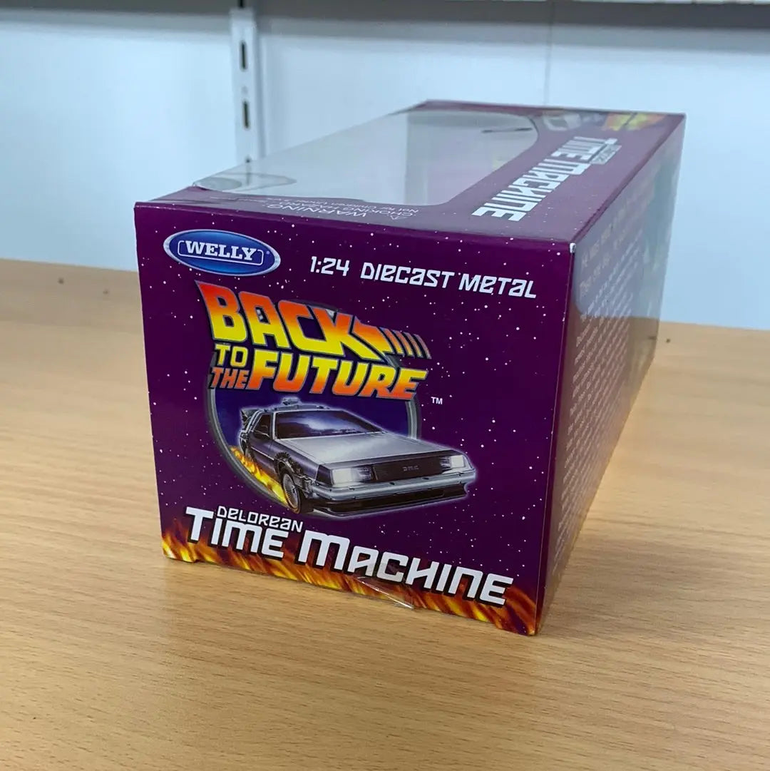 Back to the Future DeLorean Time Machine Diecast Car Model 1:24 FRENLY BRICKS - Open 7 Days