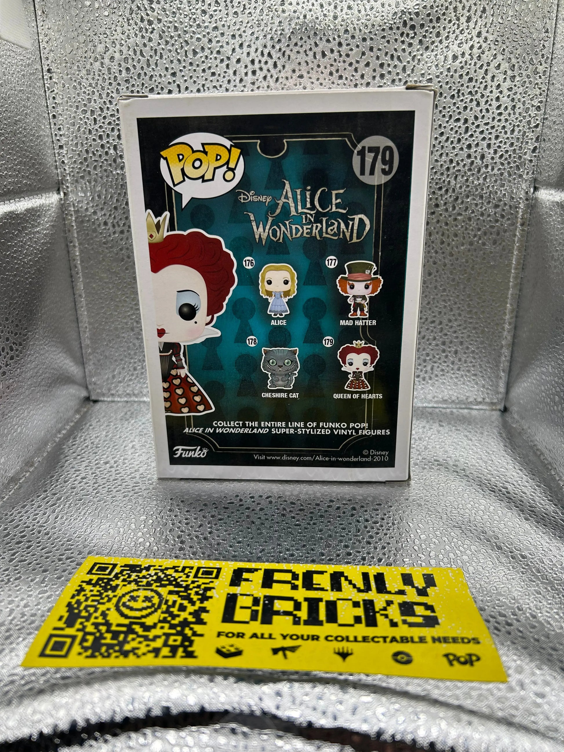 Pop Vinyl #179 Disney Alice In Wonderland Queen Of Hearts FRENLY BRICKS - Open 7 Days