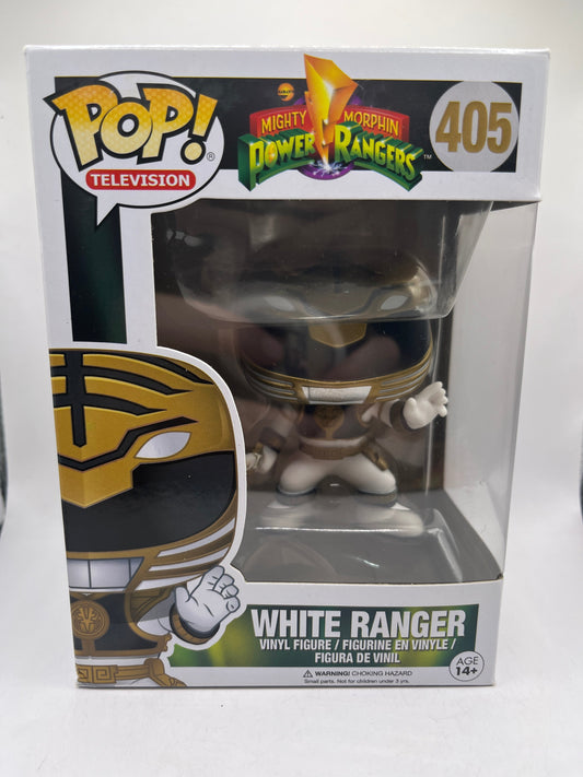 Funko Pop! Vinyl: Power Rangers - White Ranger #405 FRENLY BRICKS - Open 7 Days