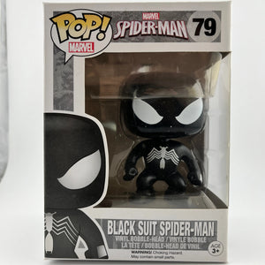 Funko POP! Marvel Spider-Man Black Suit Spider-Man #79 - Vinyl Collectable FRENLY BRICKS - Open 7 Days