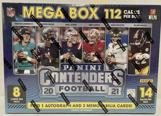 2021 Panini Contenders Football Mega Box FRENLY BRICKS - Open 7 Days