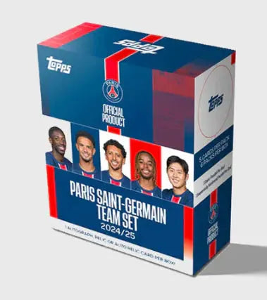2024-25 Topps Soccer Paris Saint Germain Team Set Box FRENLY BRICKS - Open 7 Days