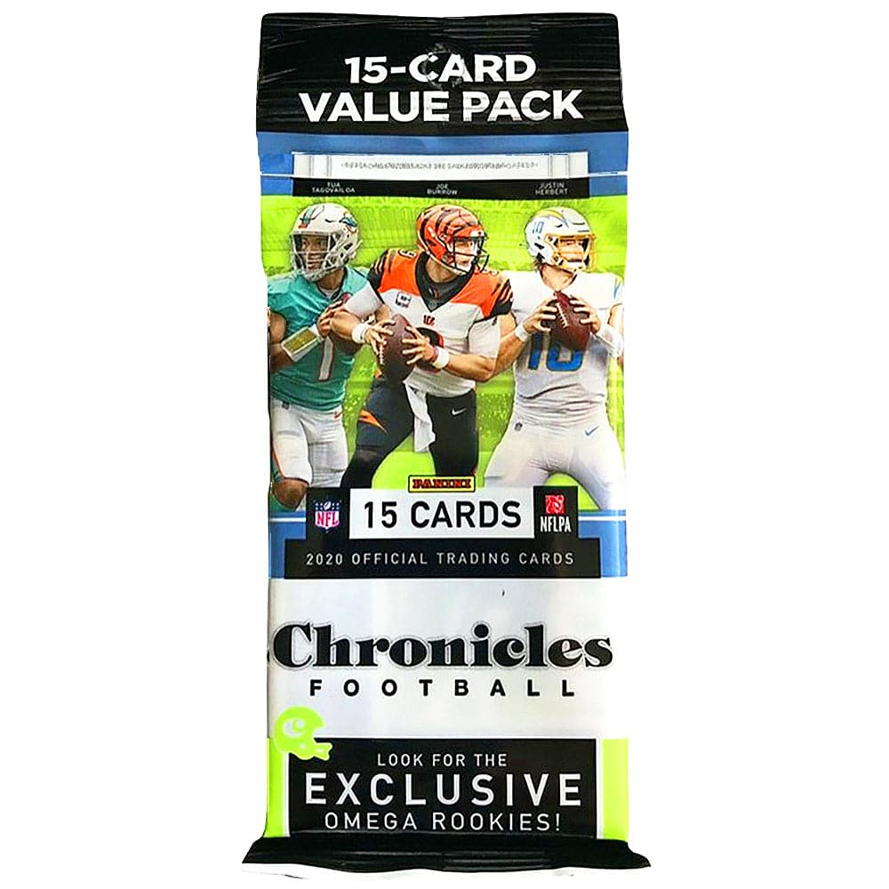 2020 NFL Panini Chronicles Trading Card Value Fat Pack - 15 Cards FRENLY BRICKS - Open 7 Days
