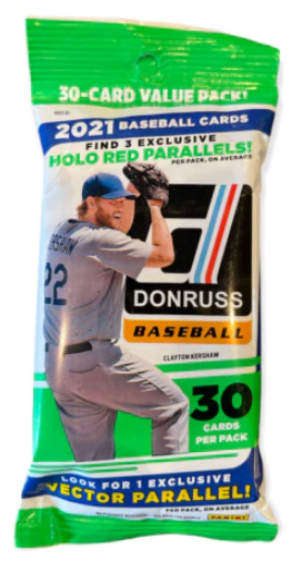 2021 Panini Donruss MLB Baseball Fat Jumbo Value Cello Pack (Sealed) FRENLY BRICKS - Open 7 Days