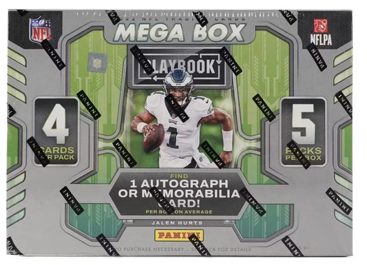 2021 Panini Playbook Football Mega Box (Purple Parallels!) FRENLY BRICKS - Open 7 Days