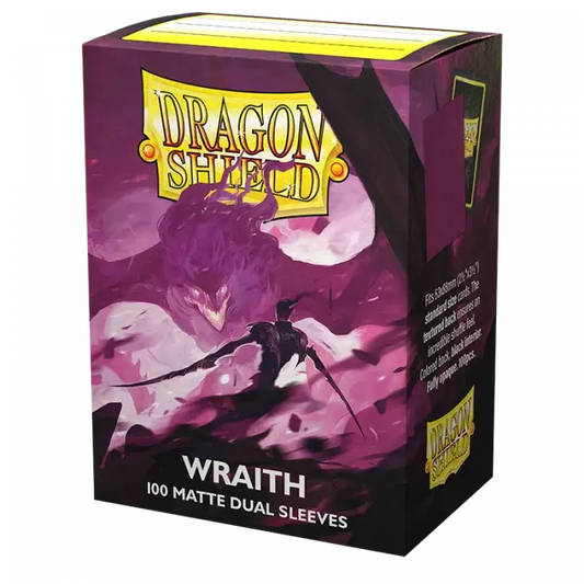 Dragon Shield: Sleeves – Matte Dual – Wraith (Alaric, Chaos Wraith) FRENLY BRICKS - Open 7 Days