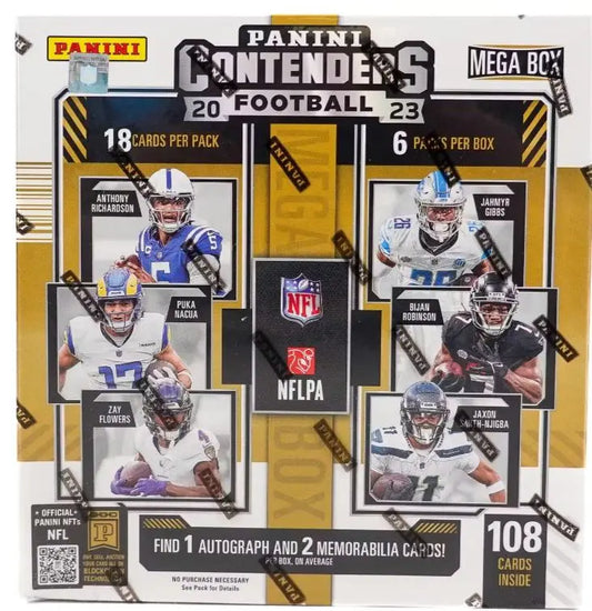 2023 Panini Contenders Football Mega Box (Teal Parallels) FRENLY BRICKS - Open 7 Days