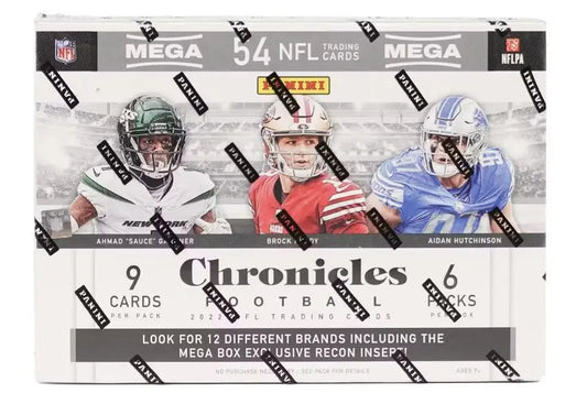 2022 Panini Chronicles Football Mega Box (Recon Inserts!) FRENLY BRICKS - Open 7 Days