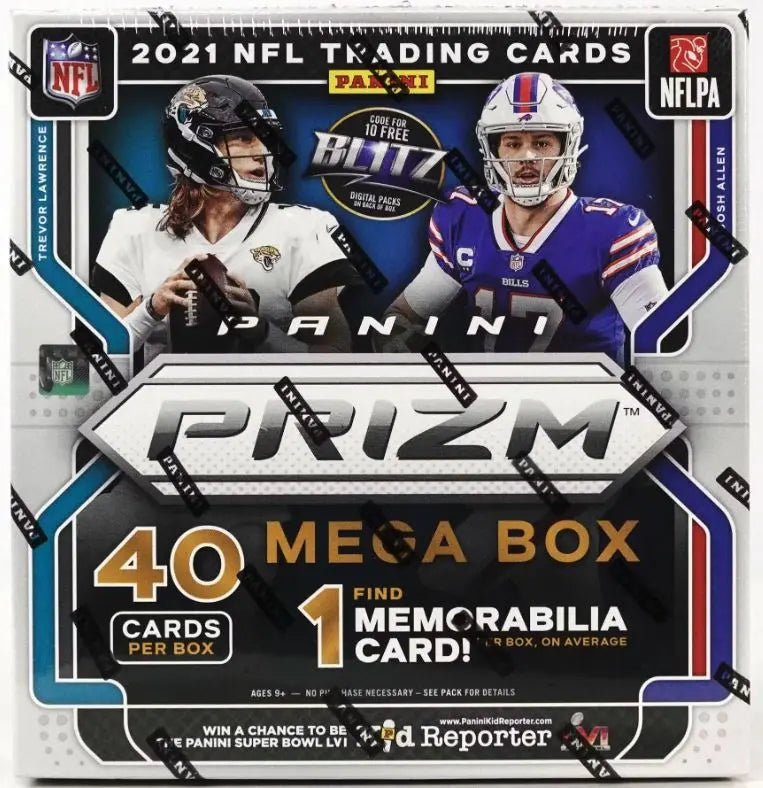 2021 Panini Prizm Football Mega Box (Neon Green Pulsar!) FRENLY BRICKS - Open 7 Days