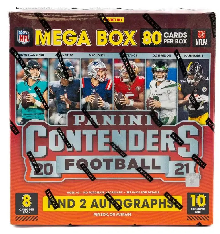 2021 Panini Contenders Football Mega Box (Orange Parallels!) (Fanatics) FRENLY BRICKS - Open 7 Days