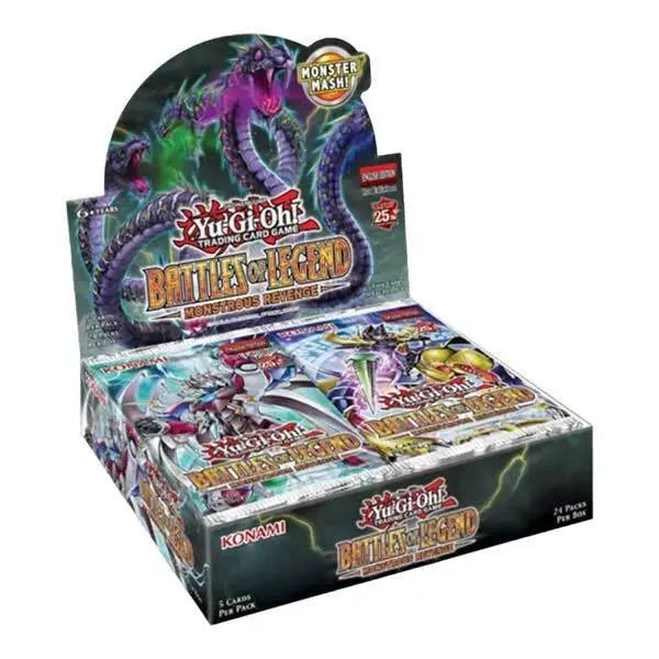 Yu-Gi-Oh! Battles of Legend: Monstrous Revenge (TCG) Booster Box Set of 24 Pa FRENLY BRICKS - Open 7 Days