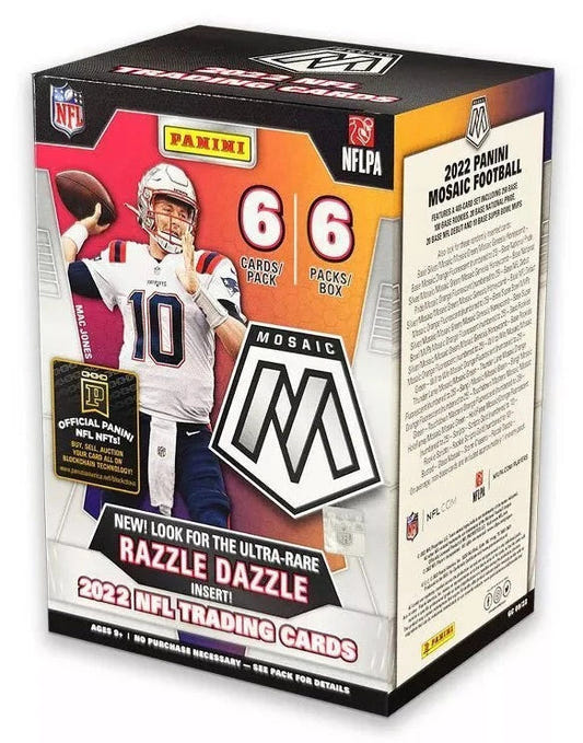 2022 Mosaic NFL Football Blaster Box Razzle Dazzle Factory Sealed FRENLY BRICKS - Open 7 Days