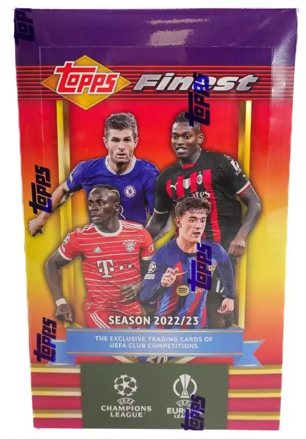 2022/23 Topps Finest Flashbacks UEFA Club Competitions Soccer Hobby Box FRENLY BRICKS - Open 7 Days