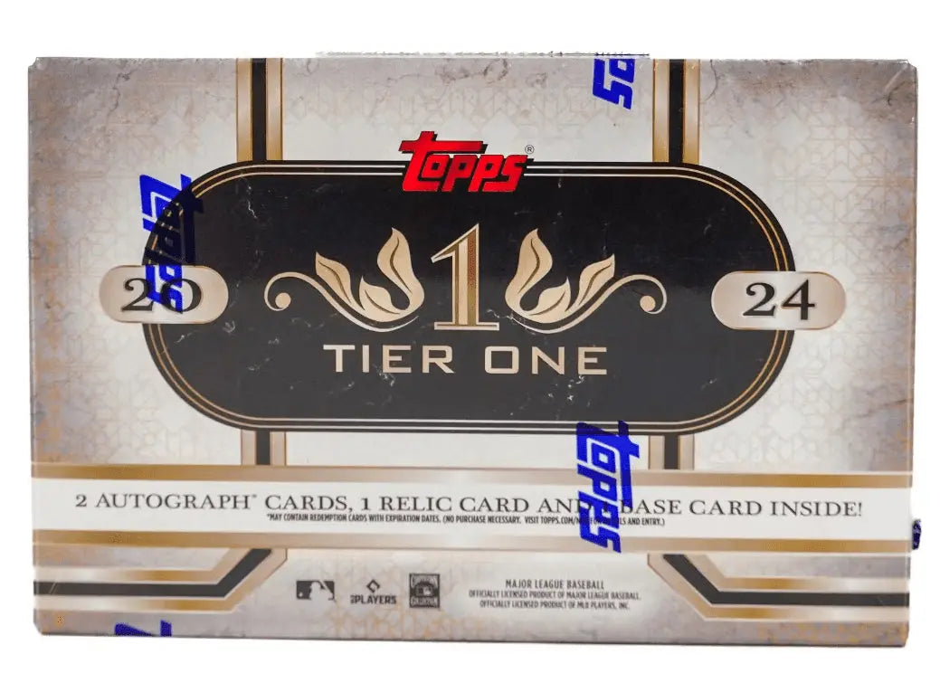 2024 TOPPS TIER ONE BASEBALL HOBBY BOX FRENLY BRICKS - Open 7 Days