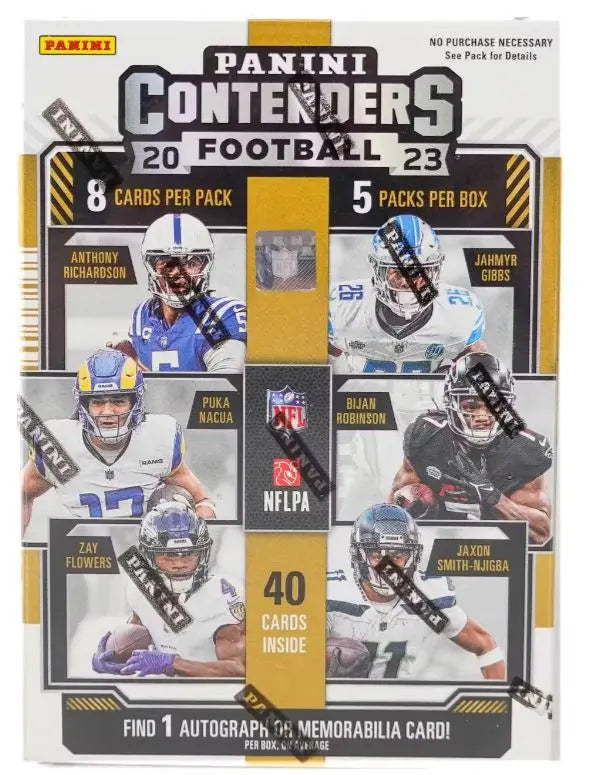 2023 Panini Contenders Football 5-Pack Blaster Box FRENLY BRICKS - Open 7 Days