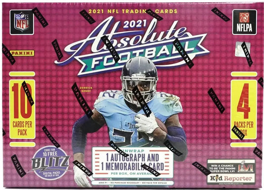 2021 Panini Absolute Football Mega Box (Red Parallels!) (KABOOM!) FRENLY BRICKS - Open 7 Days