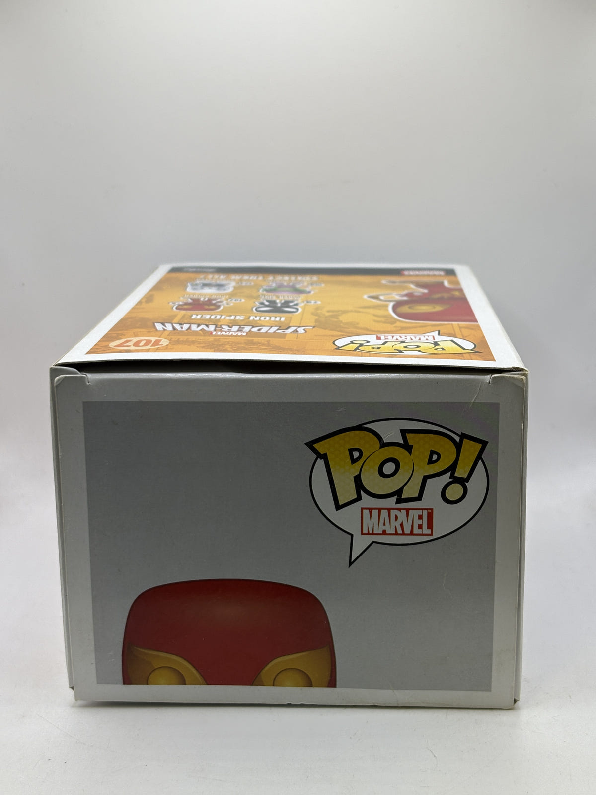 Funko POP! Marvel Spider-Man #107 Iron Spider Bobble-Head - Box DMG — top image 5