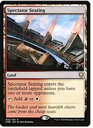 Spectator Seating Commander Legends (R) Collector #: 356 FRENLY BRICKS - Open 7 Days