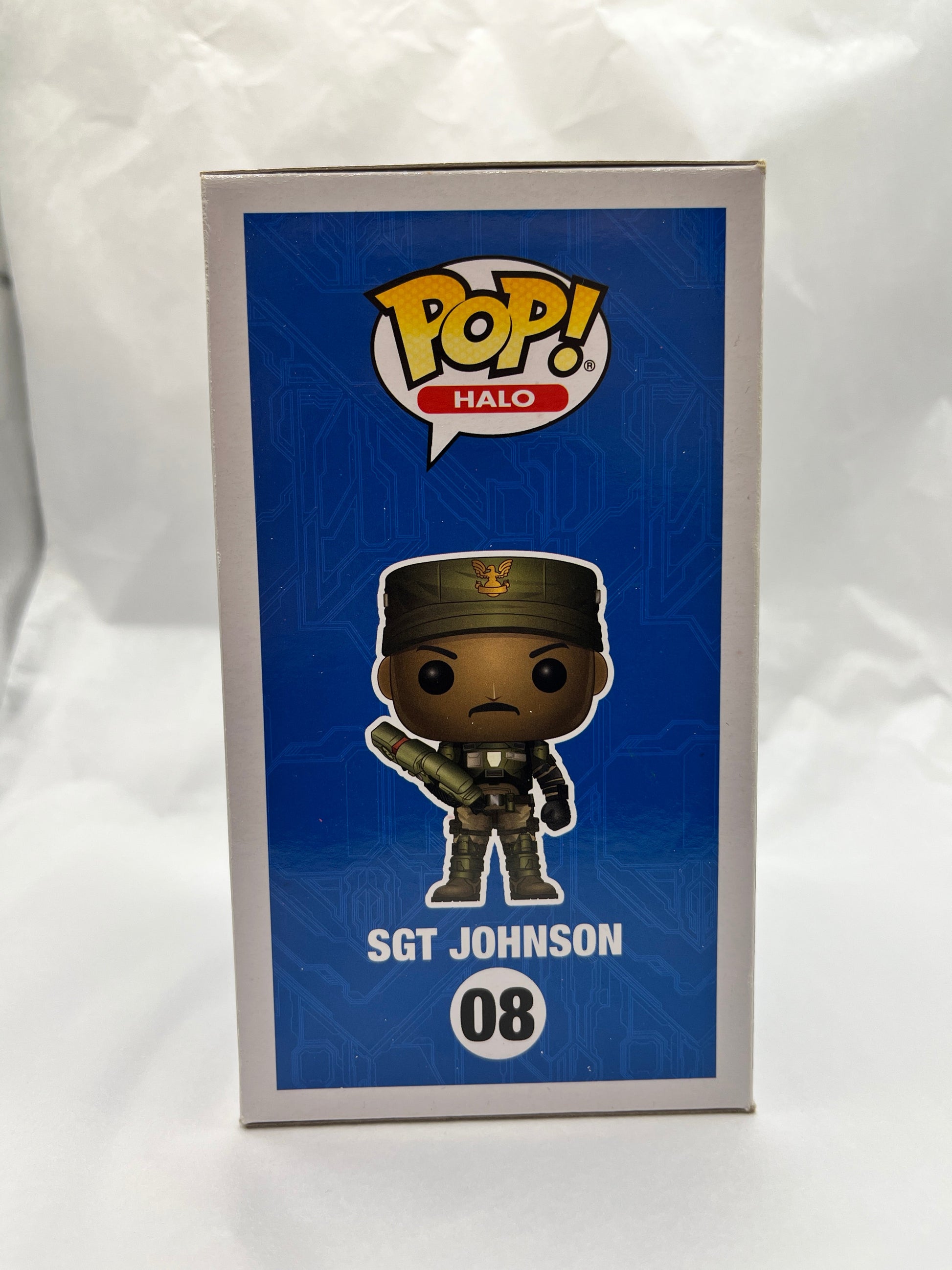 Funko POP! Halo - Halo Sgt Johnson #08 - Limited Chase Edition FRENLY BRICKS - Open 7 Days