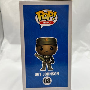Funko POP! Halo - Halo Sgt Johnson #08 - Limited Chase Edition FRENLY BRICKS - Open 7 Days