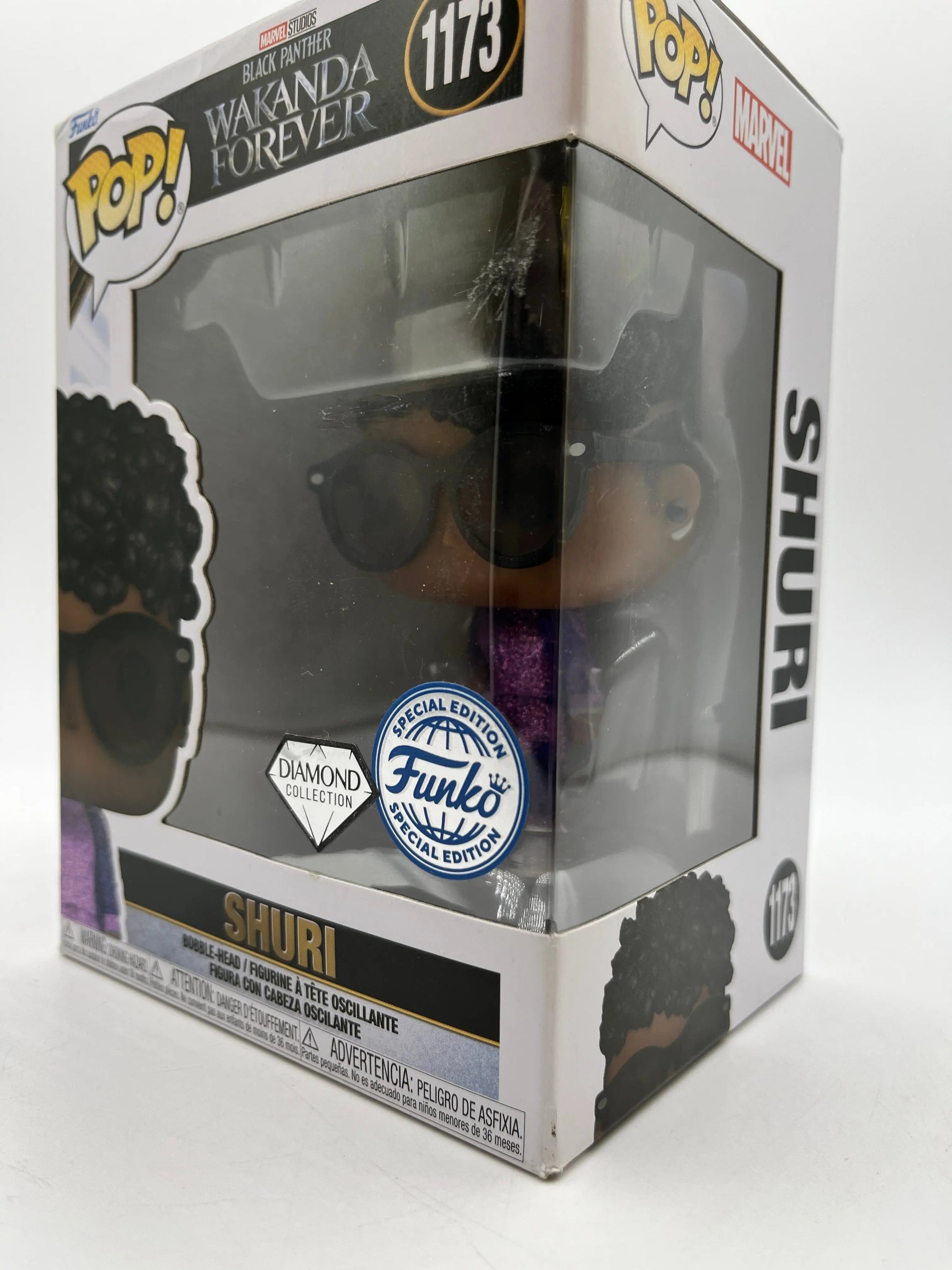 Funko POP! Marvel Black Panther Wakanda Forever Shuri #1173 Diamond Special Edition FRENLY BRICKS - Open 7 Days