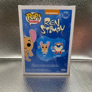 Funko Pop #164 Animation Ren And Stimpy Ren FRENLY BRICKS - Open 7 Days