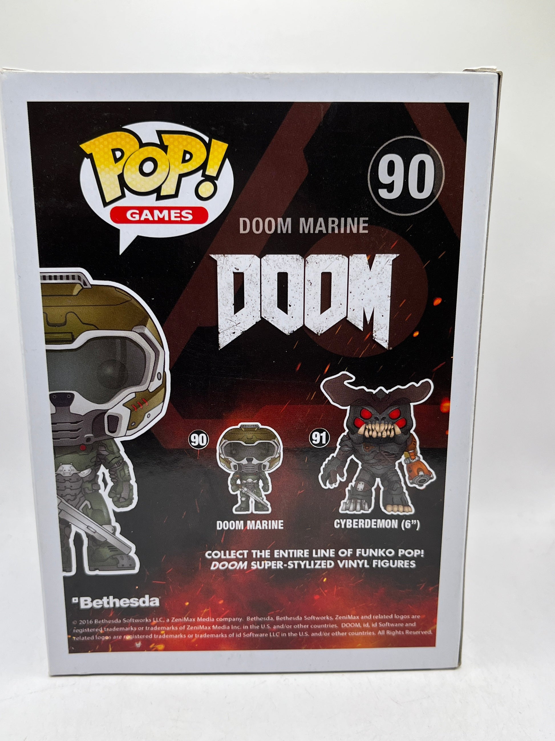 Funko POP! Games Doom - Doom Marine #90 - Vinyl Collectable FRENLY BRICKS - Open 7 Days