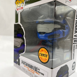 Funko POP! Halo - Halo Spartan Mark V [B] With Energy Sword #21 - Limited Edition Chase FRENLY BRICKS - Open 7 Days
