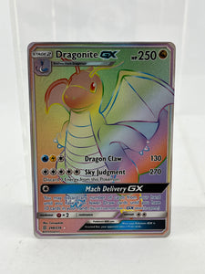 2019 Pokemon Sun & Moon - Unified Minds Dragonite Gx Secret 248 Full Art