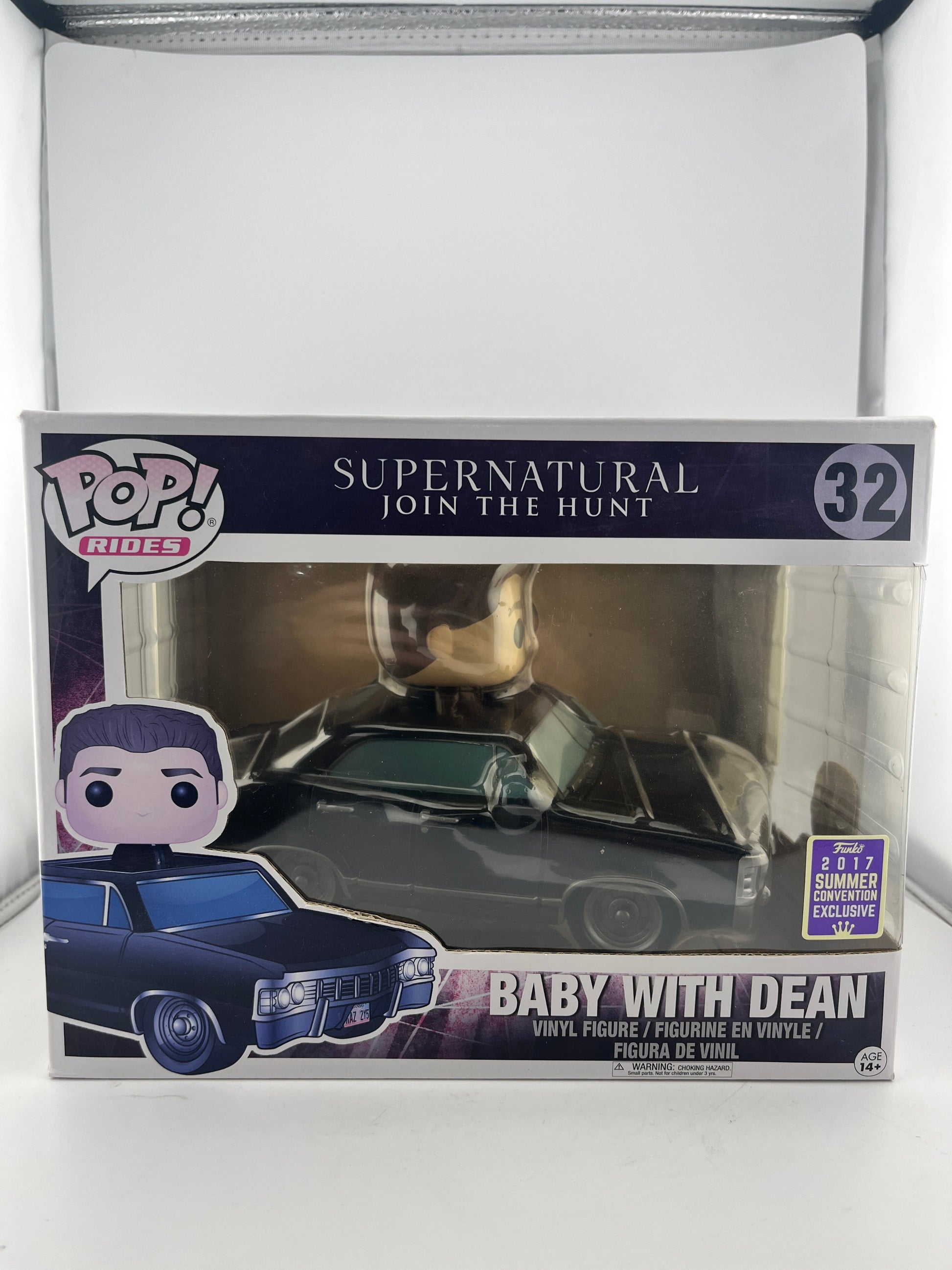 Funko POP! Rides Supernatural Join The Hunt - Baby With Dean #32 - 2017 Summer Convention Exclusive FRENLY BRICKS - Open 7 Days
