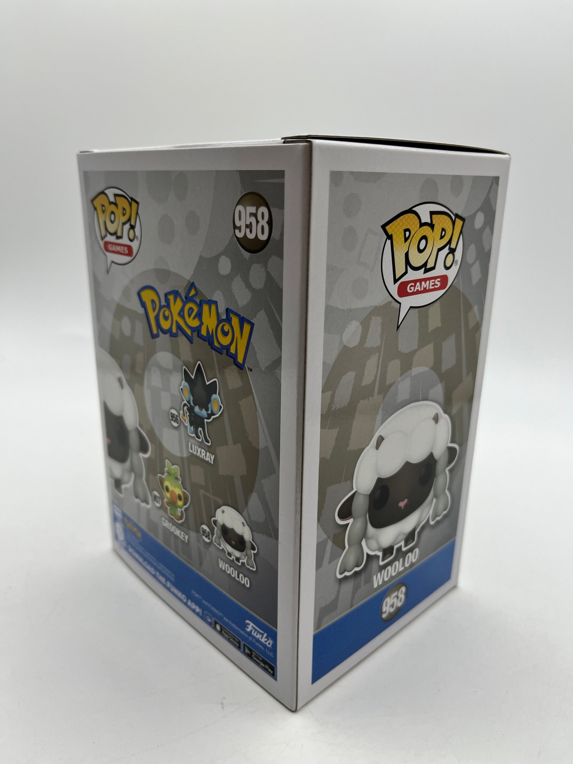 Funko POP! Games Pokémon - Wooloo #958 - Vinyl Collectable FRENLY BRICKS - Open 7 Days