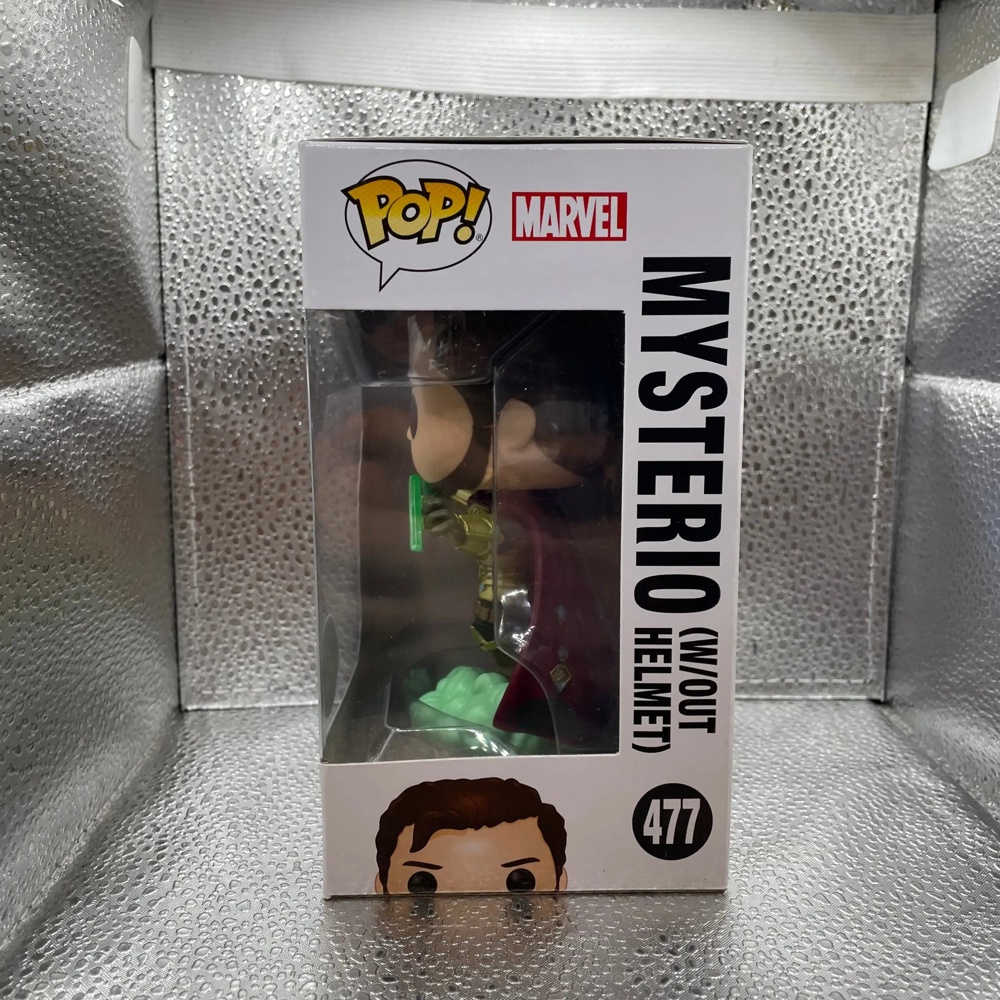 Spider-Man: Far From Home - Mysterio Unmasked Pop! Vinyl Figure 477 FRENLY BRICKS - Open 7 Days