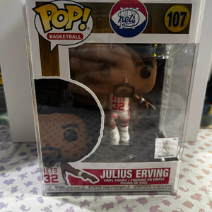 Funko Pop Vinyl Basketball NY Nets Julius Erving #107 FRENLY BRICKS - Open 7 Days