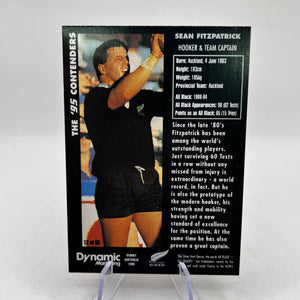 Sean Fitzpatrick Auto - 1995 Dynamic Marketing Rugby Union Card NZ All Blacks #12 FRENLY BRICKS - Open 7 Days