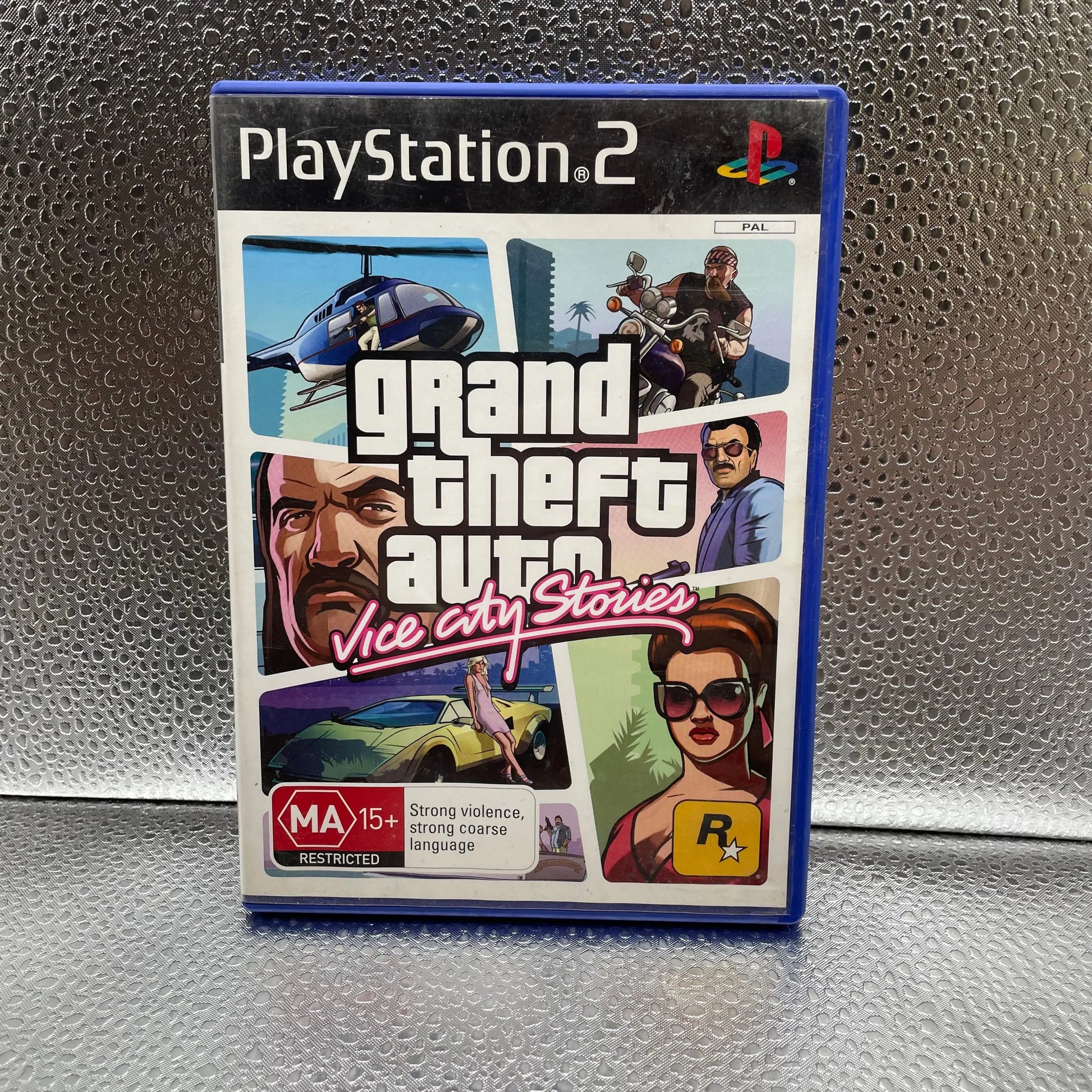 Grand Theft Auto Vice City Stories PS2 PlayStation 2 Used Game Tested PAL FRENLY BRICKS - Open 7 Days